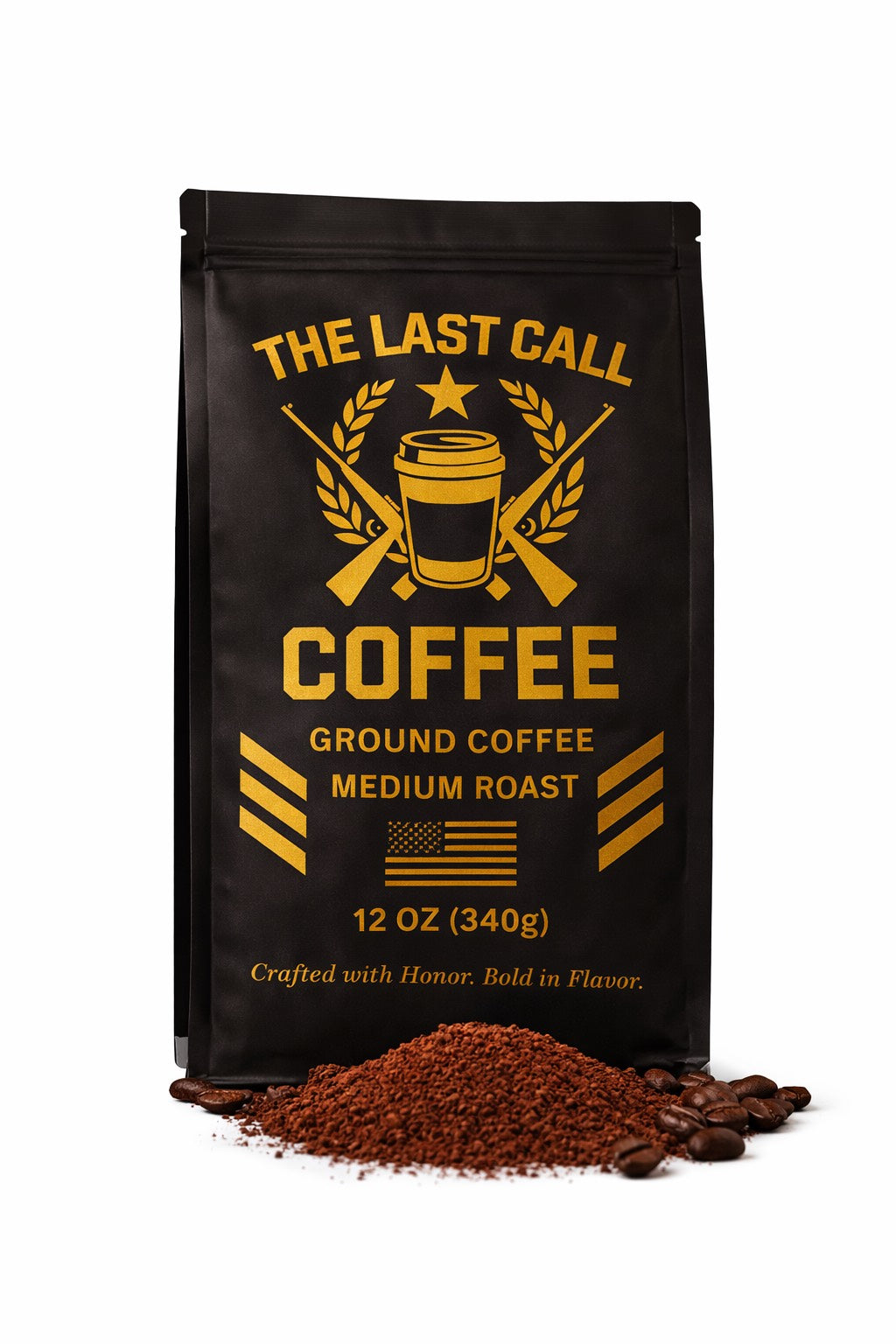 MEDIUM 12 OZ GROUND COFFEE